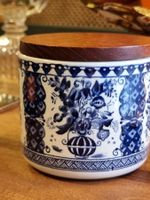 Royal Sphinx Maastricht Deckeldose Delft Blau