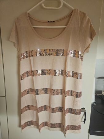 H&M Rosa Top mit Pailletten ohne Grosse (M/L?)