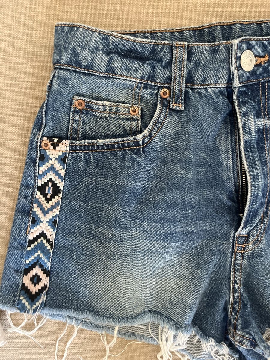 H&M Jeans: 🌾 Blue denim shorts  – Nuovo (secondo la descrizione) da Zürich venduto da jna_265b 1