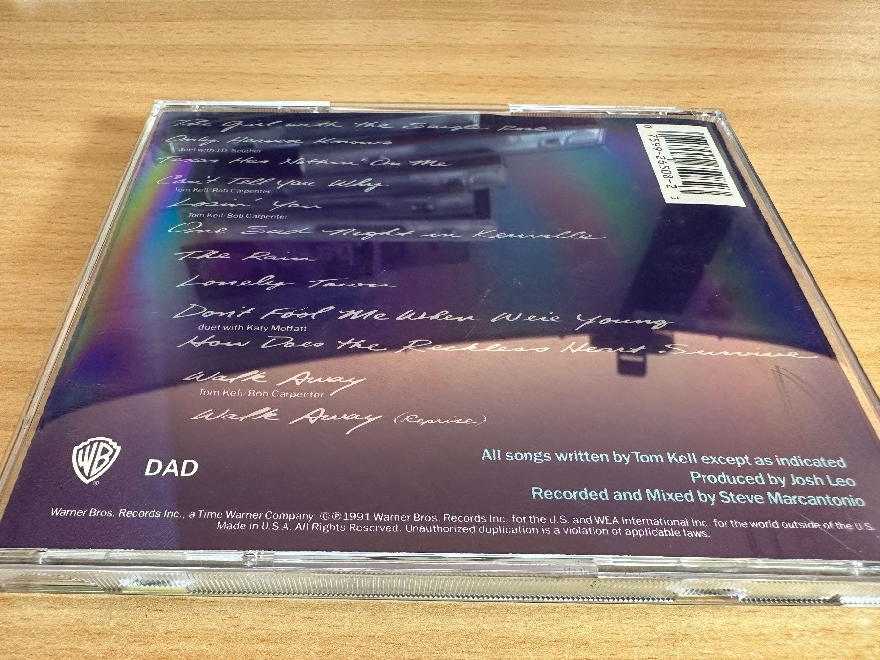 CD: Tom Kell – One Sad Night – Usato da Rikon im Tösstal venduto da Alpenmutz 1