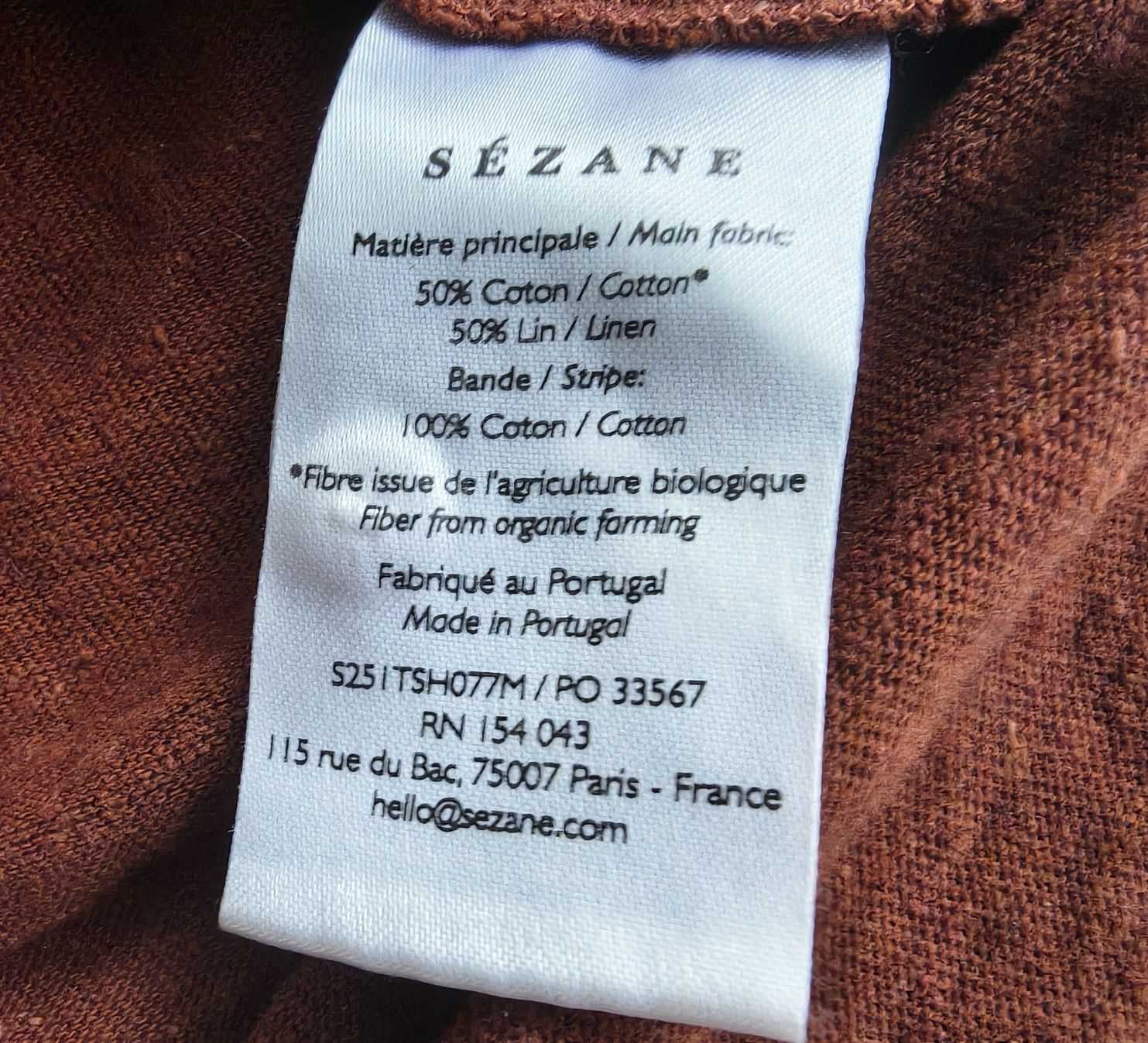 Sezane T-Shirts: Milo T-shirt Sézane taille M – Neu (gemäss Beschreibung) aus Bulle von myerly 3