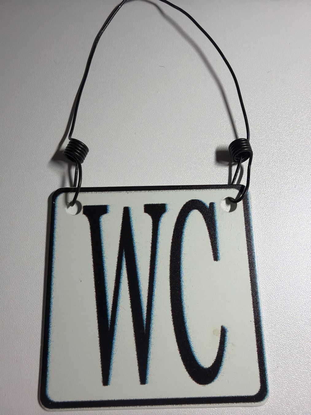 Insegne: DEKOSCHILD-BLECHSCHILD "WC" – Usato da Meienried venduto da ManuelaBoutique 1