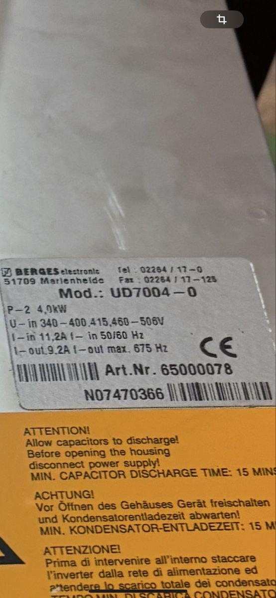 Steuerung: Berges electronic UD7004-0 Steuerung – Gebraucht aus Regensdorf von Qera 2