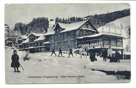 Unterwasser (SG) Toggenburg  Hôtel Säntis - Wintersport 1921