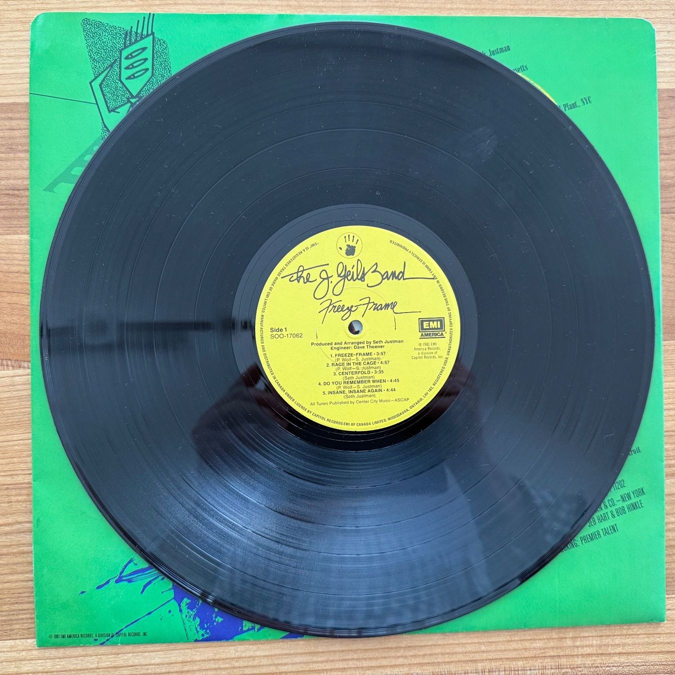 Dischi in vinile: THE J. GEILS BAND - FREEZE FRAME – Usato da Zürich venduto da fehlton 2