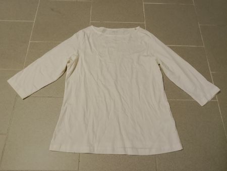 Esmara Langarmshirt Weiss Gr. L Damen . neu