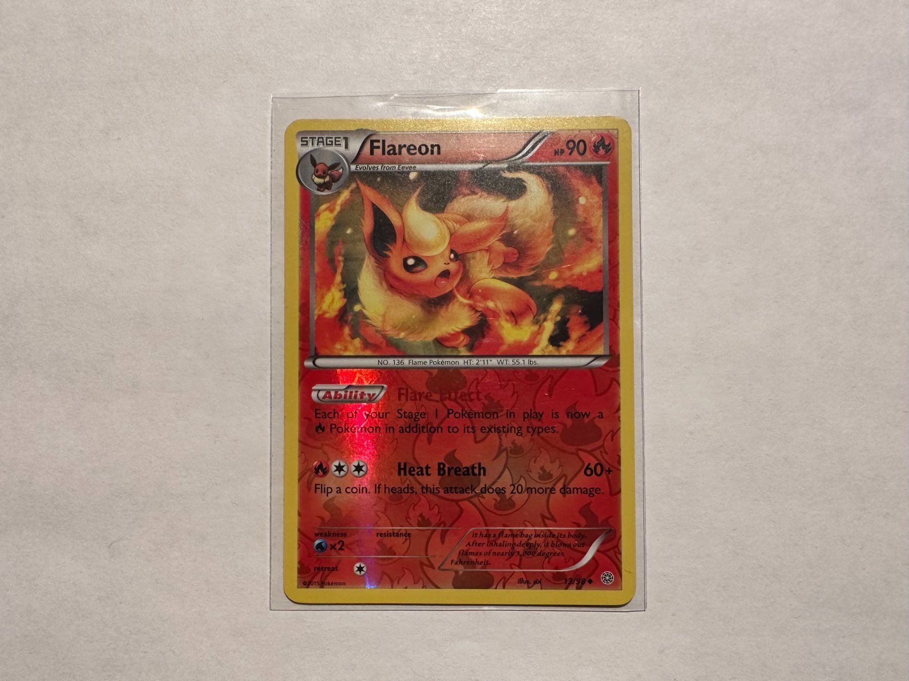 Pokémon Carte collezionabili: Flareon reverse holo Ancient Origins EN – Usato da Hagendorn venduto da Pokecollectorch