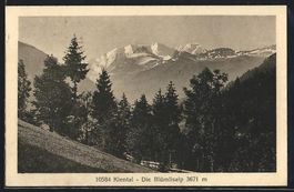 AK Kiental, Panorama mit Blümlisalp