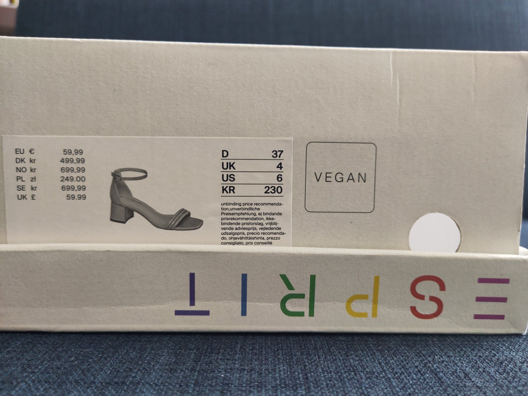 Esprit Scarpe da donna: ESPRIT Sandale off-white – Nuovo e nell'imballaggio originale da Zürich venduto da Fritschi11 5