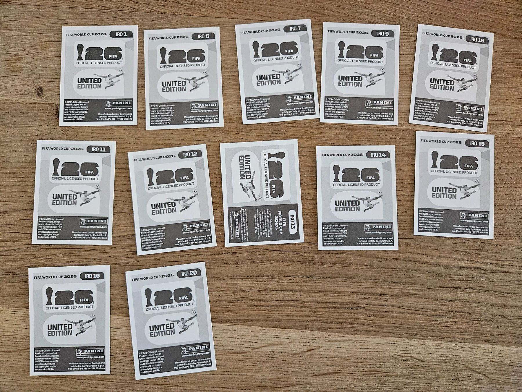 Panini Carte collezionabili: Panini WM 2026 IRQ – Nuovo (secondo la descrizione) da Villars-sur-Glane venduto da Bolinot 1