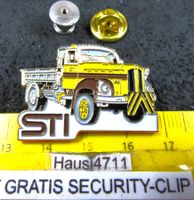 SAURER STI LKW KIPPER PIN GEPRÄGT MIT SECURITY-CLIP VINTAGE