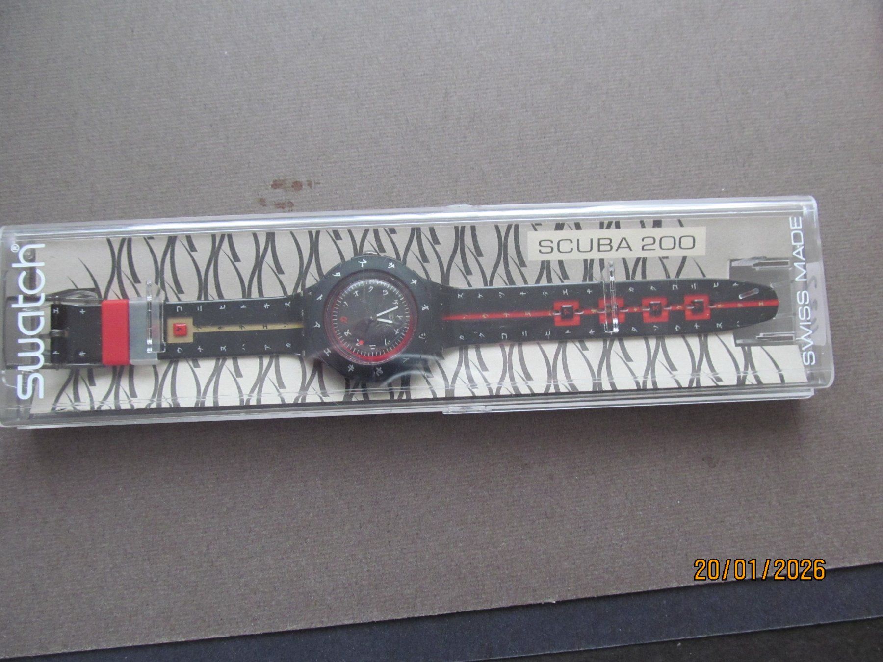 Swatch Montres: SWATCH    SCUBA 200   Originalverpackung – Neuf (Voir description) à Hergiswil NW par Panda1990