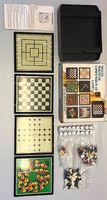 Brettspielset mit 9 Spielemöglichkeiten
