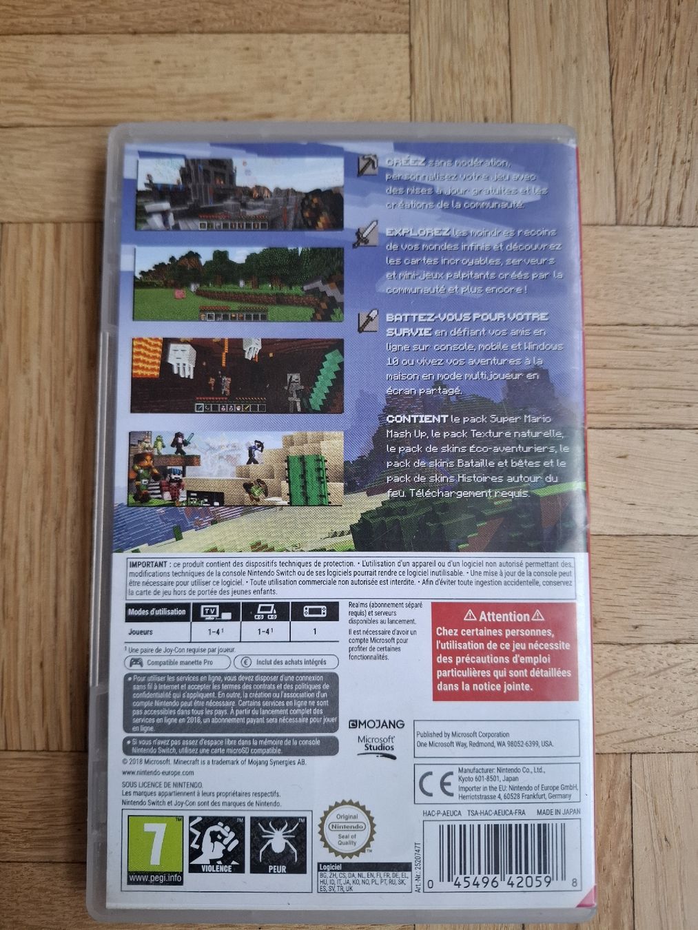 Nintendo Spiele: boite de jeu Nintendo Switch minecraft vide – Gebraucht aus Courroux von dod_2pxr 1