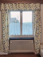 Schöne Deko Vorhangschals mit Oberbordüre mit Klickgleiter