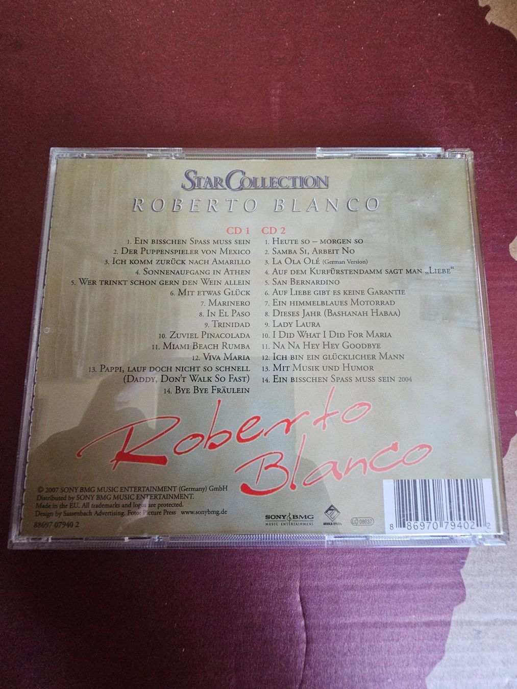 CD: 2 CD - Roberto Blanco - Star Collection (Das Beste) – Usato da Biberist venduto da Foolio0 1