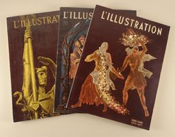 L'ILLUSTRATION NOËL 1939, 1940, 1941, WEIHNACHTSAUSGABEN