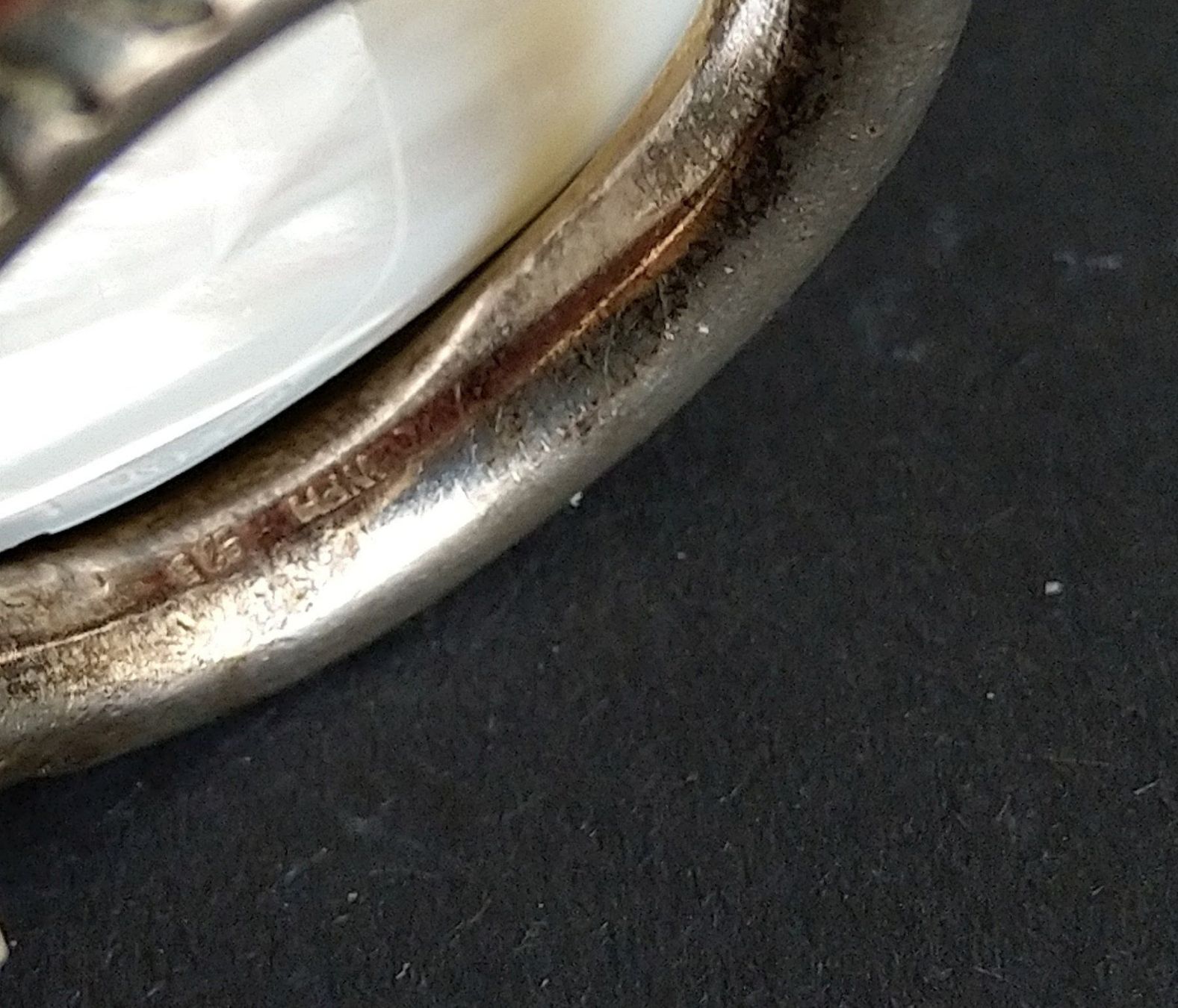 Anelli: XL  ORNAMENTIERTER RING IN 925 SILBER – Usato da Romanshorn venduto da BoutiqueA 2