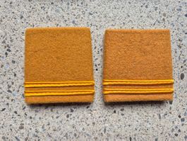 Gradabzeichen Patten Set Oberleutnant Militärpolizei