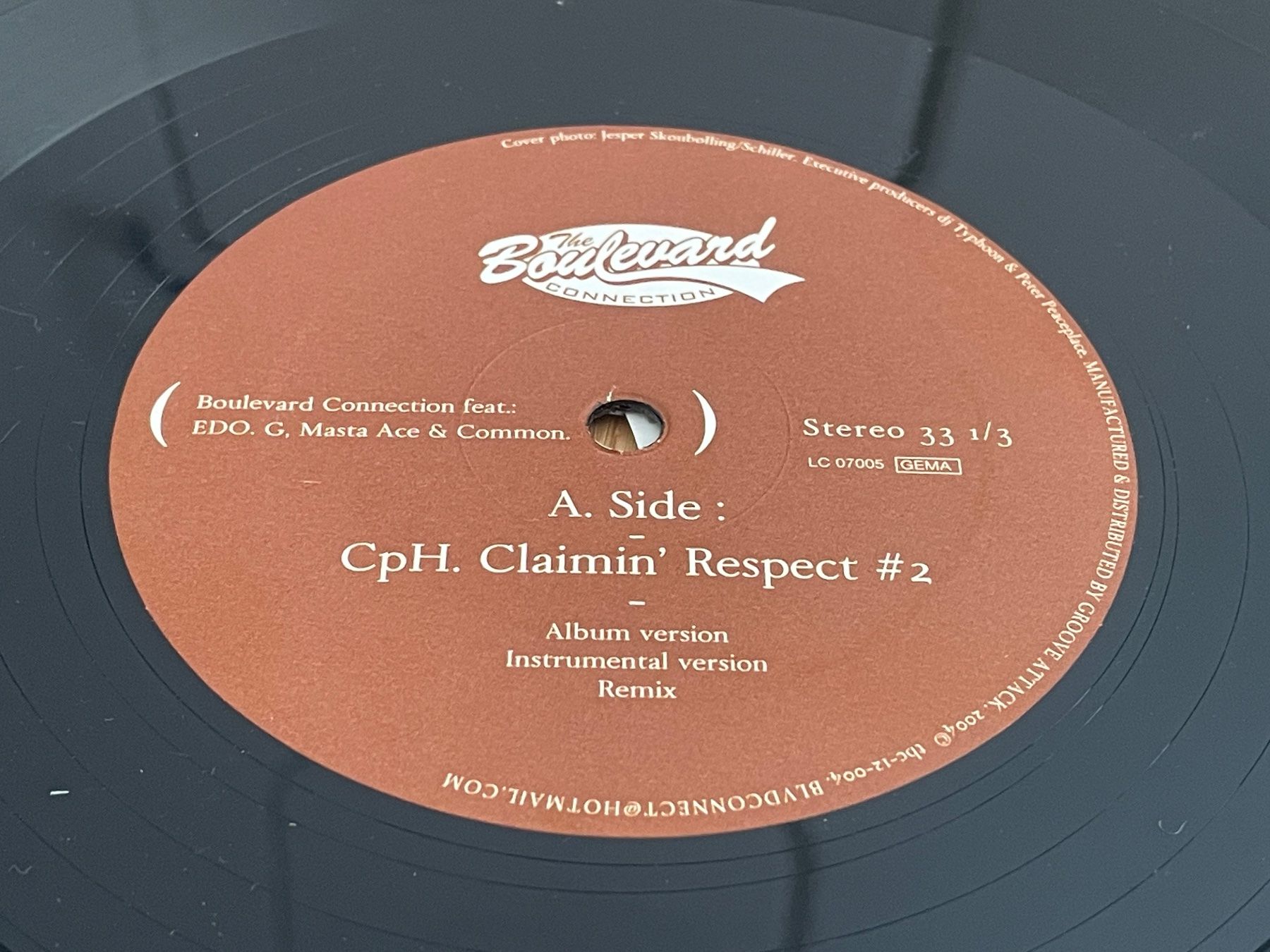 Dischi in vinile: CpH Claimin' Respect #2 Vinyl LP Boulevard Connection – Usato da Schenkon venduto da Star5 1