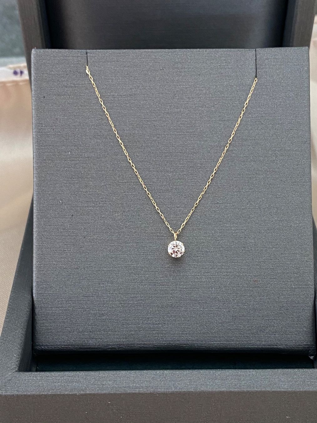 Ketten: 18k Gold kette mit Diamant 0.2ct – Neu und originalverpackt aus Sarnen von Yingsperlen1