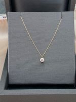 18k Gold kette mit Diamant 0.2ct