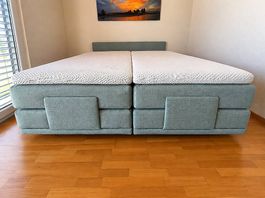 Boxspringbett, 2 Matratzen Total B 160 L 200