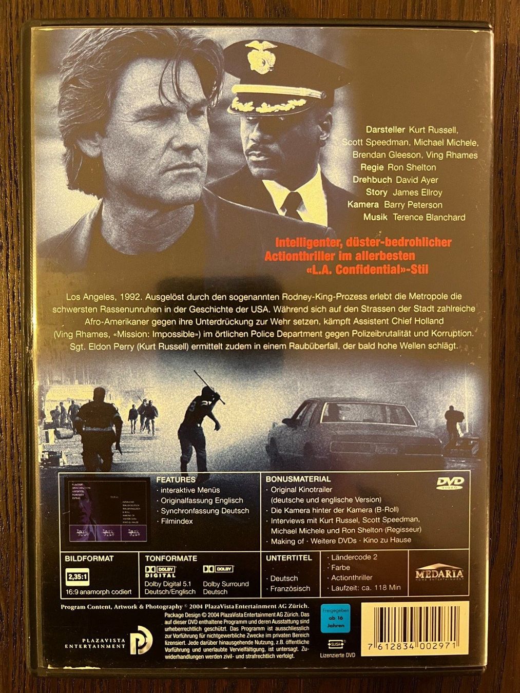 Tutti i DVDs: Dark Blue - Die Farbe der Korruption – Usato da Zürich venduto da FilmFreunde 1