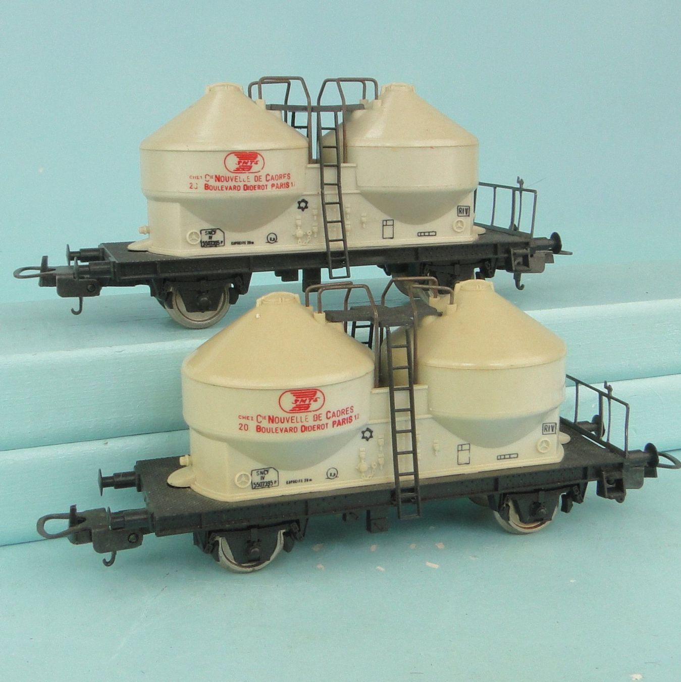 Lima Modellini di ferrovie: Lima 2 X SNCF Zementwagen – Usato da Bülach venduto da cann11 2