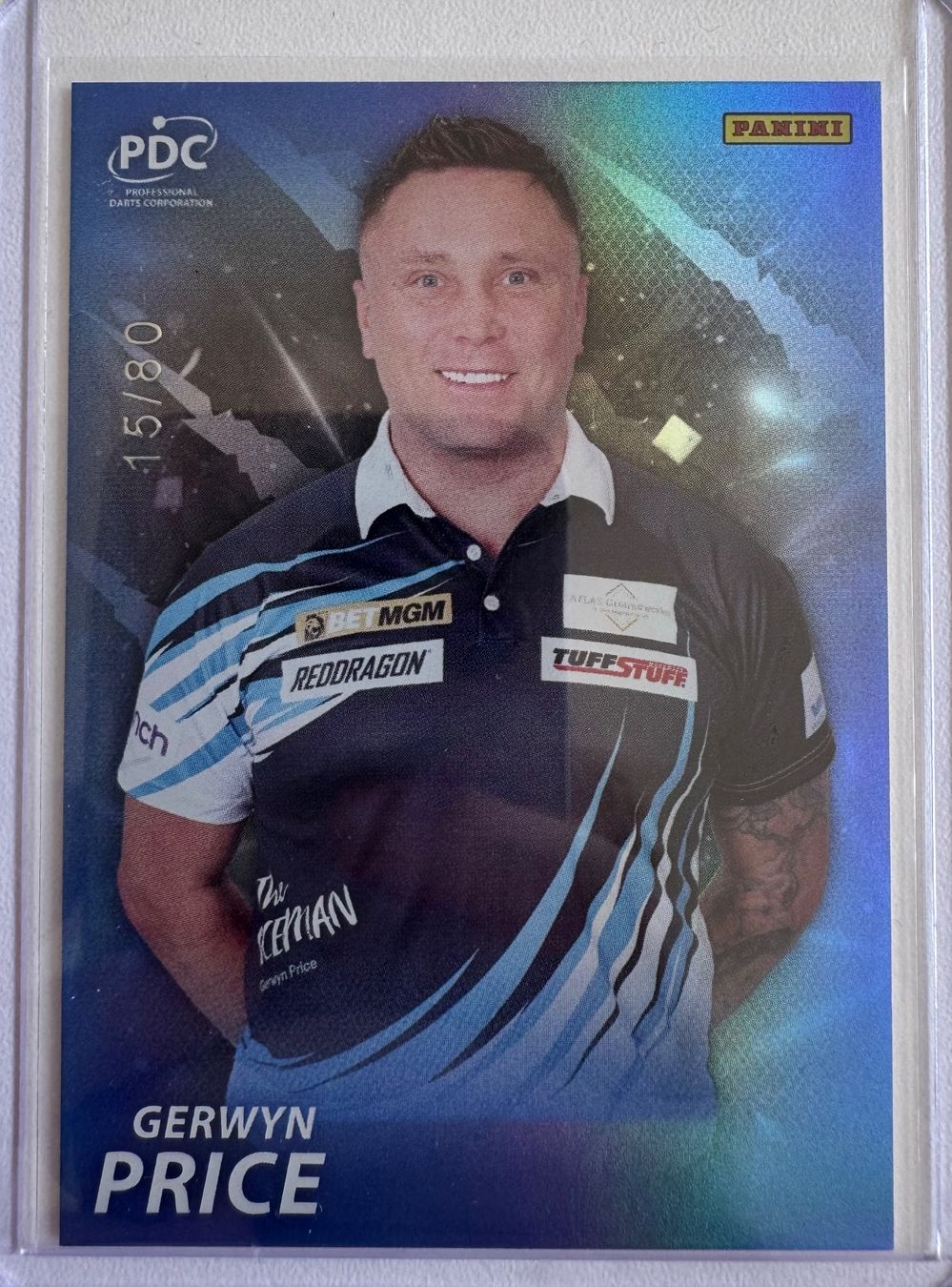 Panini Carte collezionabili: Panini PDC Gerwyn Price /80 – Usato da Cham venduto da mcbTCG