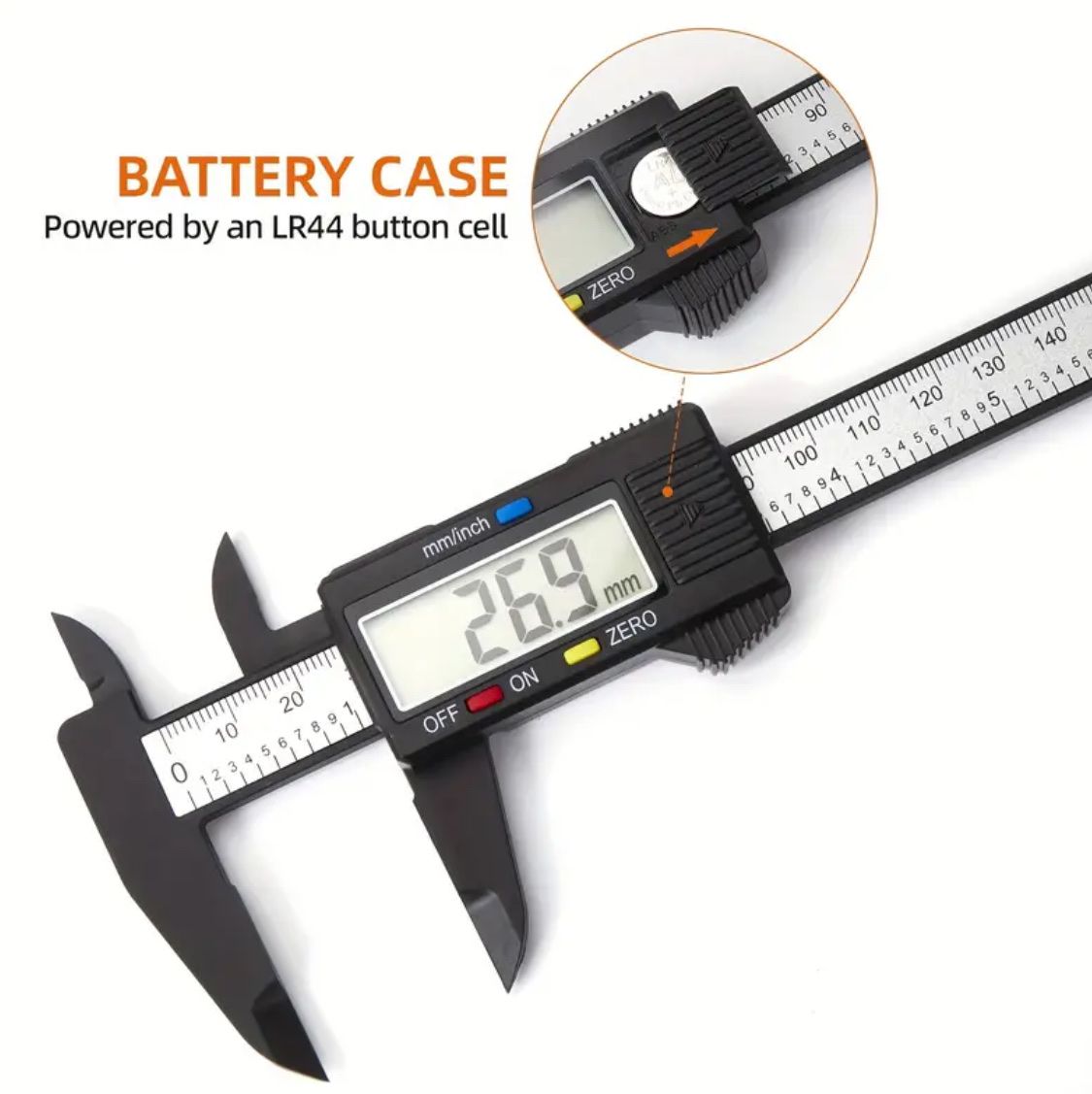 Messen: Digital Messschieber, mm/inch, 150mm elektrischer – Neu und originalverpackt aus Suhr von SchnapperCH 5