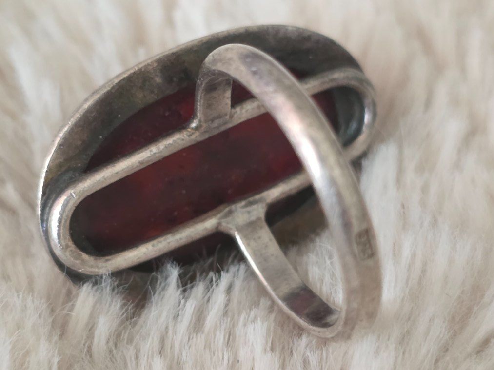 Ringe: Vintage Silberring Bernstein – Gebraucht aus Wittenbach von rose_rosi 3