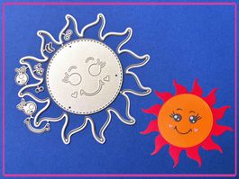 Sonne - Stanzschablone