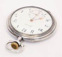 Taschenuhr Zenith Silber Email um 1905