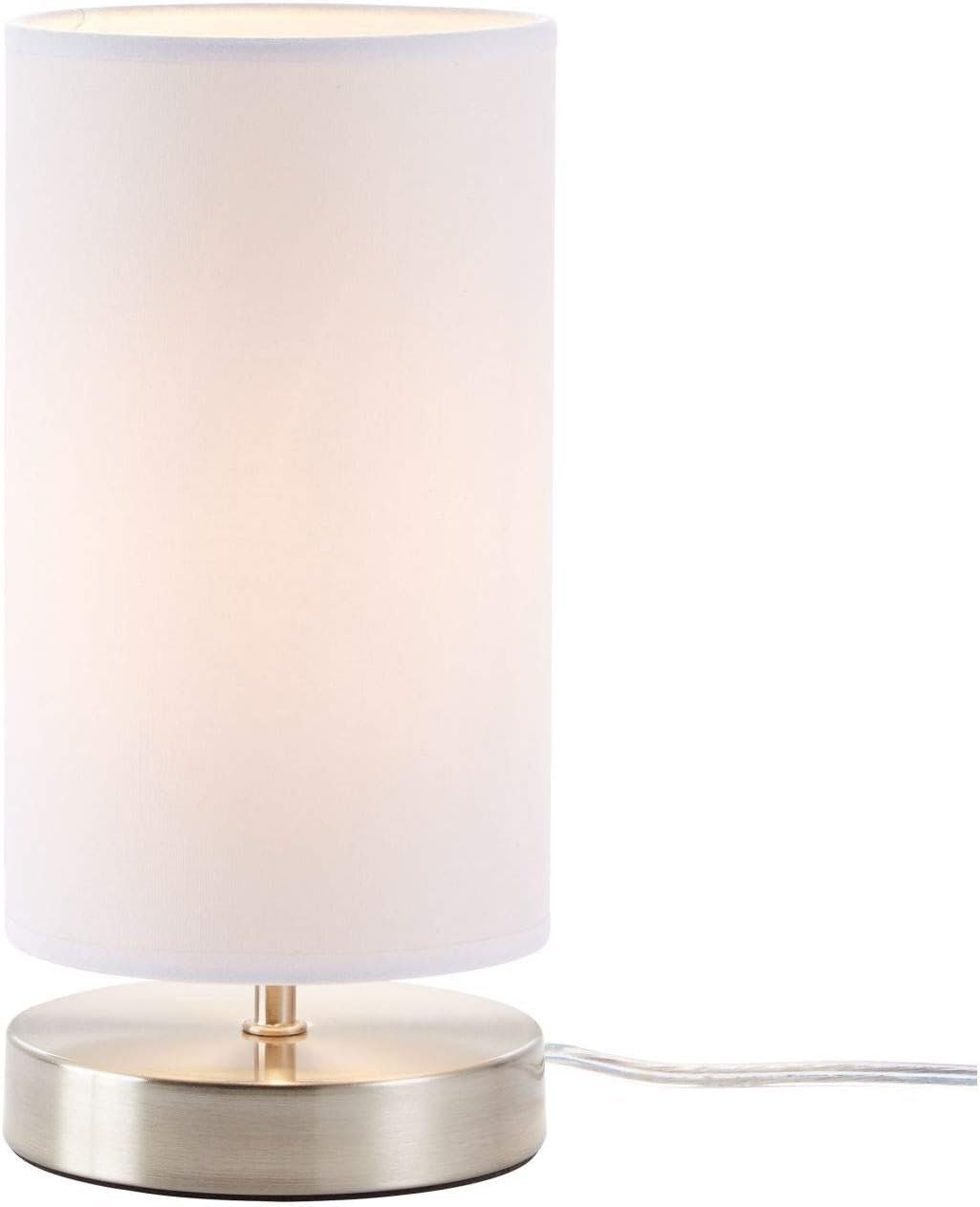 Lampade: Moderne Tischlampe - Tischleuchte mit dekorativem Stoffschir – Nuovo e nell'imballaggio originale da Nuglar venduto da SaleRitter 3