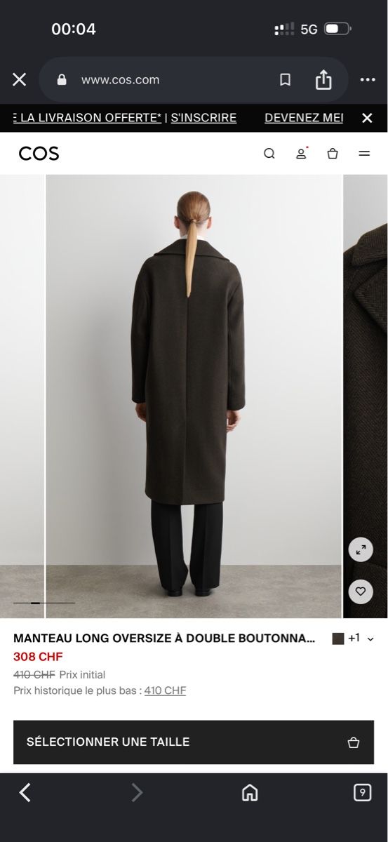 Cos Cappotti: Manteau COS Laine  Oversize S – Nuovo (secondo la descrizione) da Puplinge venduto da yav_9r9f 5