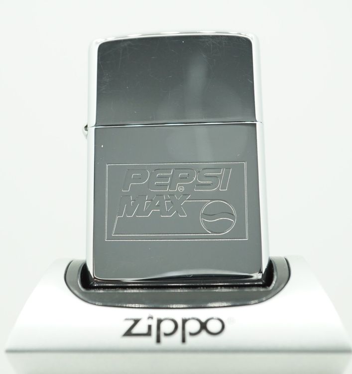 ZIPPO® PEPSI MAX - EMBOSSED - 1996 - UNGEZÜNDET (Neu (gemäss ...