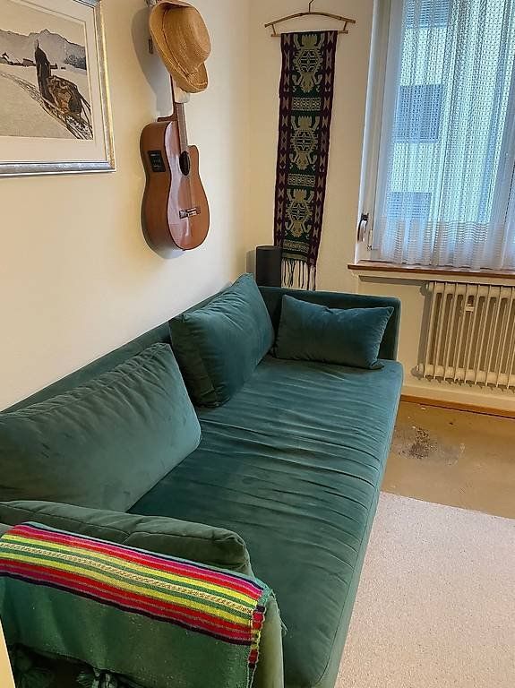 Divani: Samtsofa in Dunkelgrün – Usato da Zürich venduto da MilenaGiordano 1