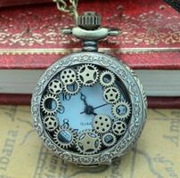 Taschenuhr Halskette