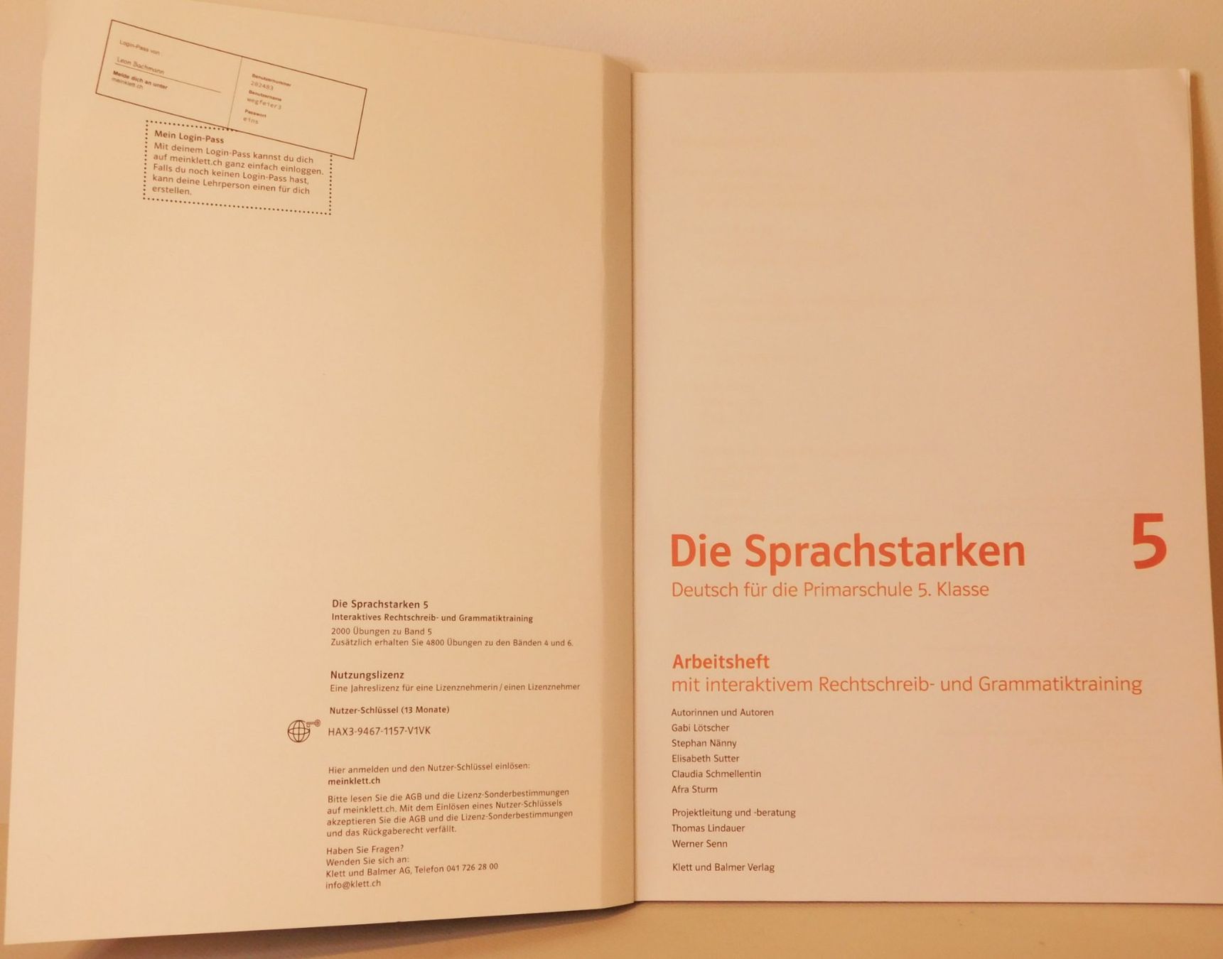 Libri: Buch Die Sprachstarken 5 – Usato da Emmenbrücke venduto da Neverlaand-22 2