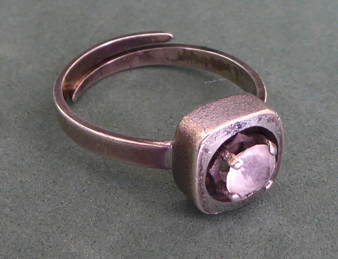 Anelli: Ring 925 Silber mit echtem Quarz Stein, – Usato da Muri AG venduto da silvermouse007 2