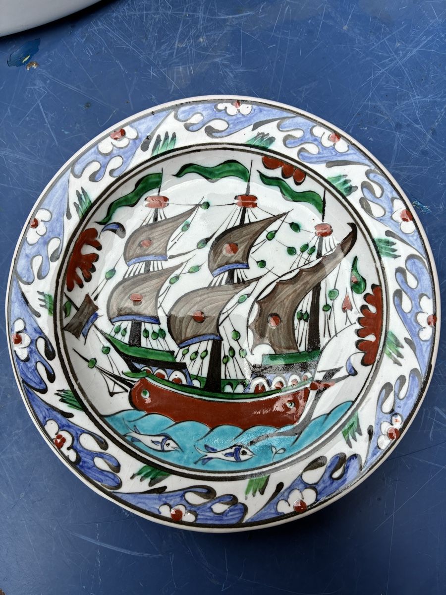 Piatti: 6 assiettes Pikaros Grèce rare – Usato da La Neuveville venduto da Canelle4