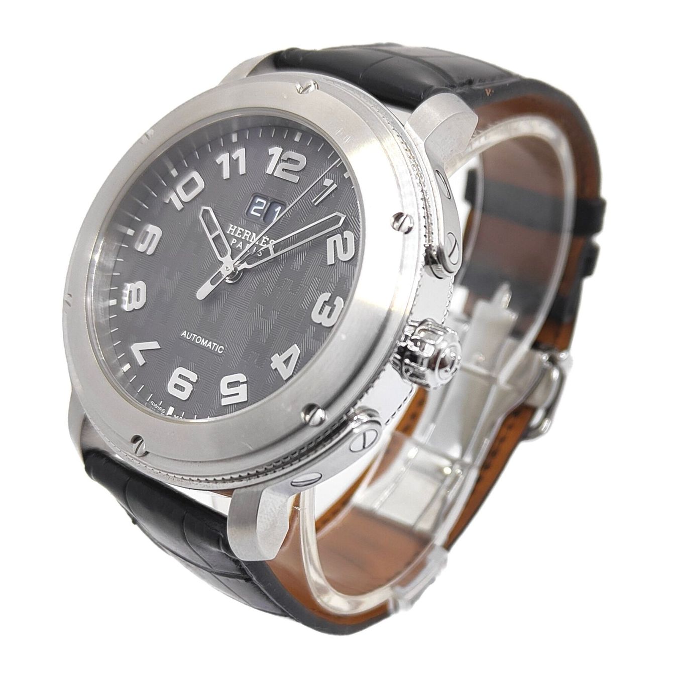 Hermès Orologi: Hermès Clipper Big Date Automatic – Usato da Montreux venduto da CashPay_Montreux 1
