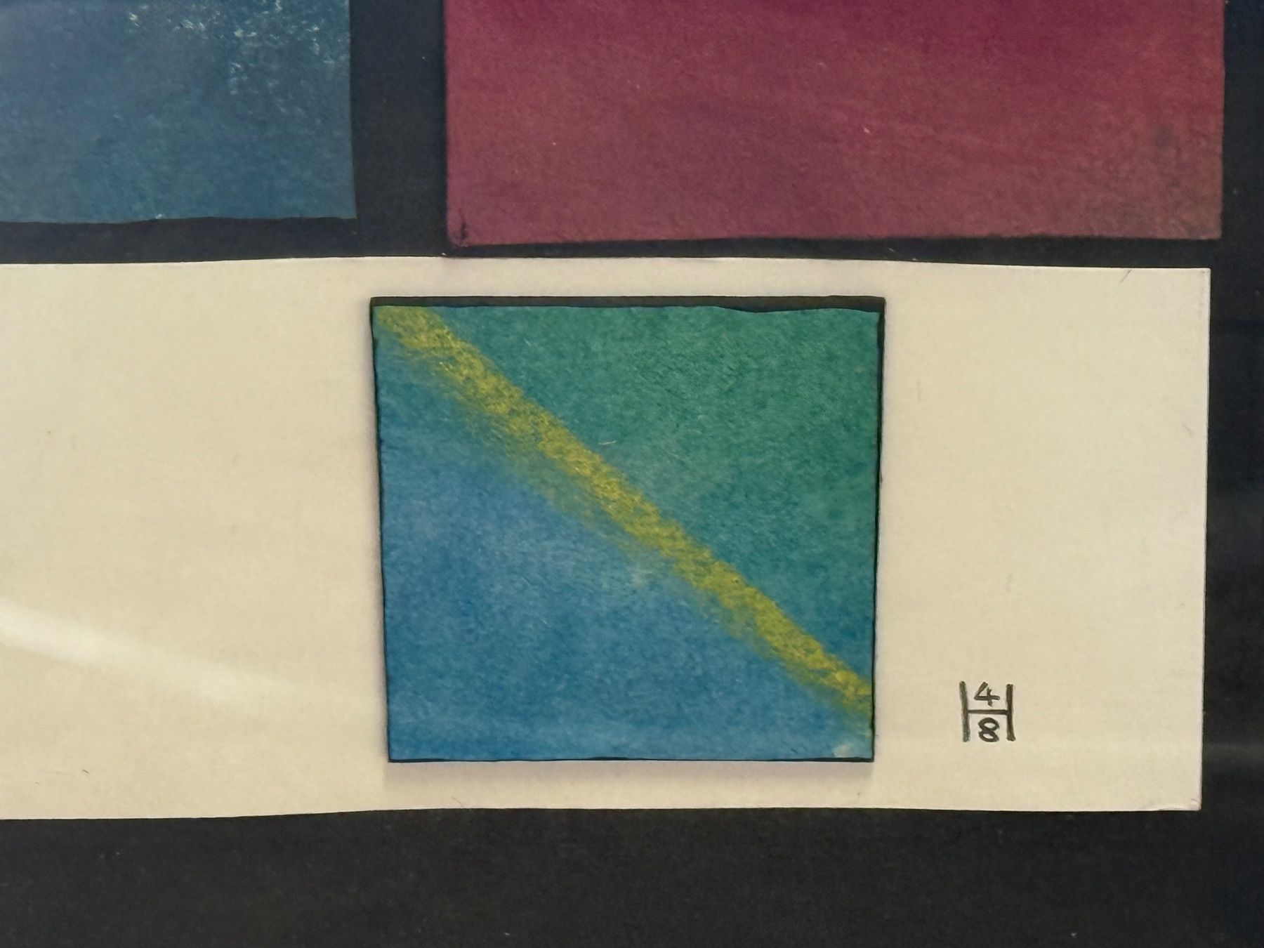 Dipinti: HALDI Charles Collage Acryl signiert – Usato da Bern venduto da Jwpm66 2