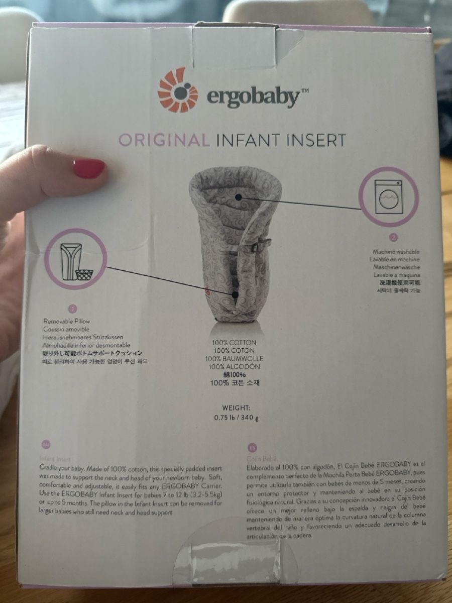 Ergobaby Marsupi portabebè: ergobaby original infant insert – Usato da Uitikon Waldegg venduto da Shopping_Love 2