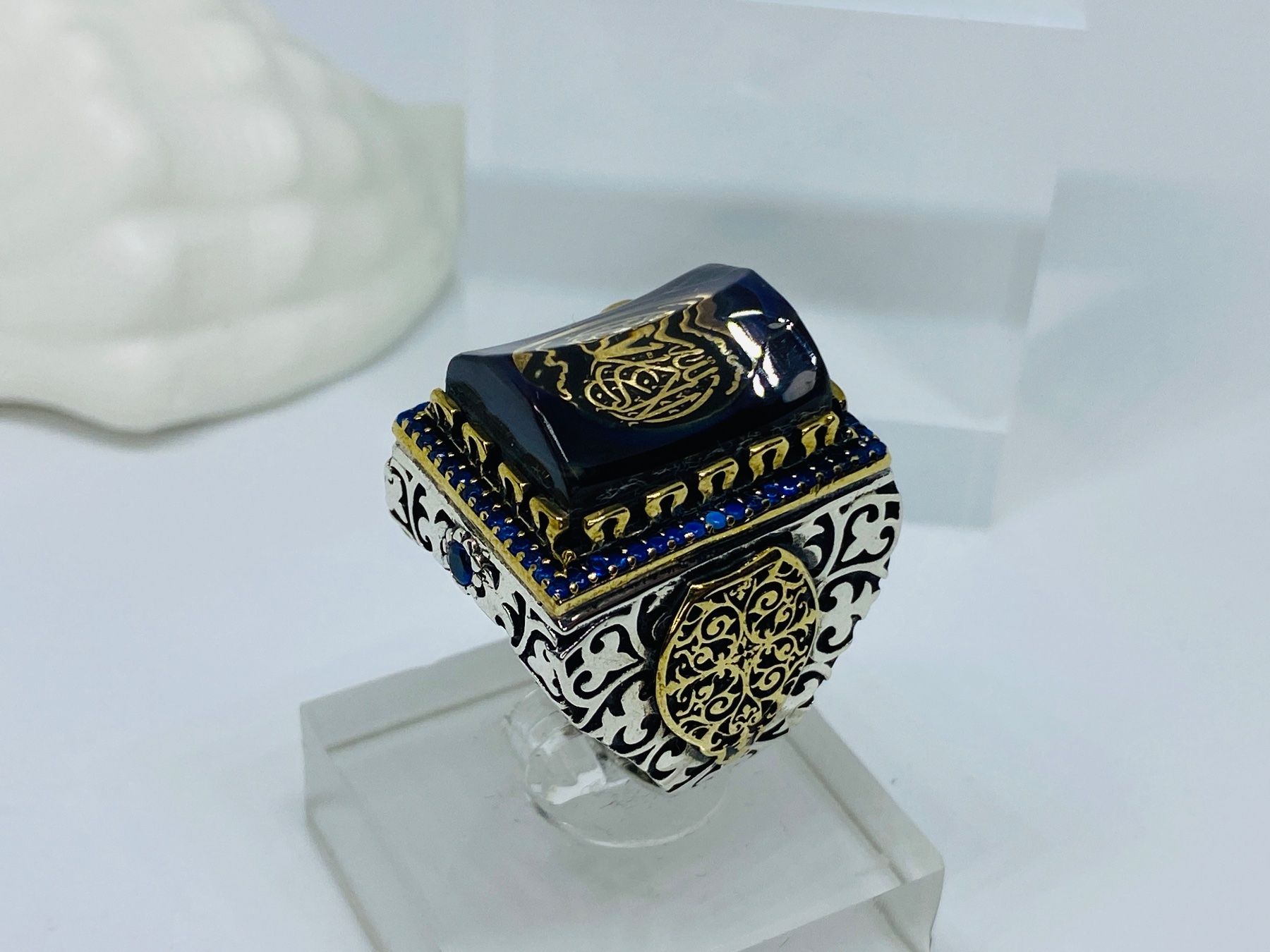 Anelli: Islamischer Ring aus 925 er Silber – Nuovo e nell'imballaggio originale da Windisch venduto da Zeta2018 2