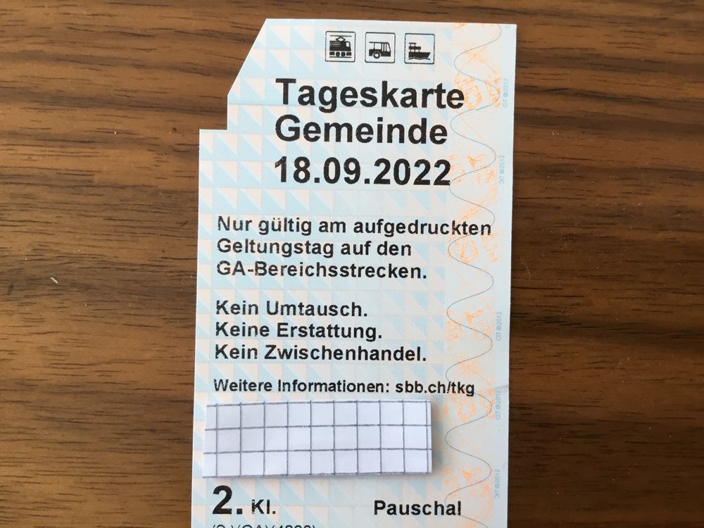 SBB Tageskarte | Kaufen Auf Ricardo