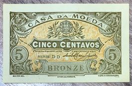 5 Centavos Portugal 1918!!! UNC!!!