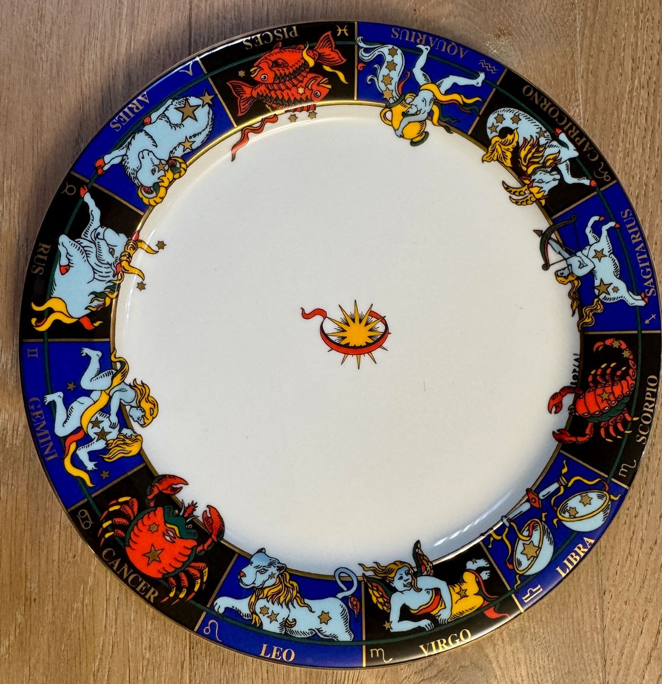 Bopla Teller: Bopla Magic Speiseteller 27 cm mega schön Sternzeichen – Gebraucht aus Rothrist von Luckywinner