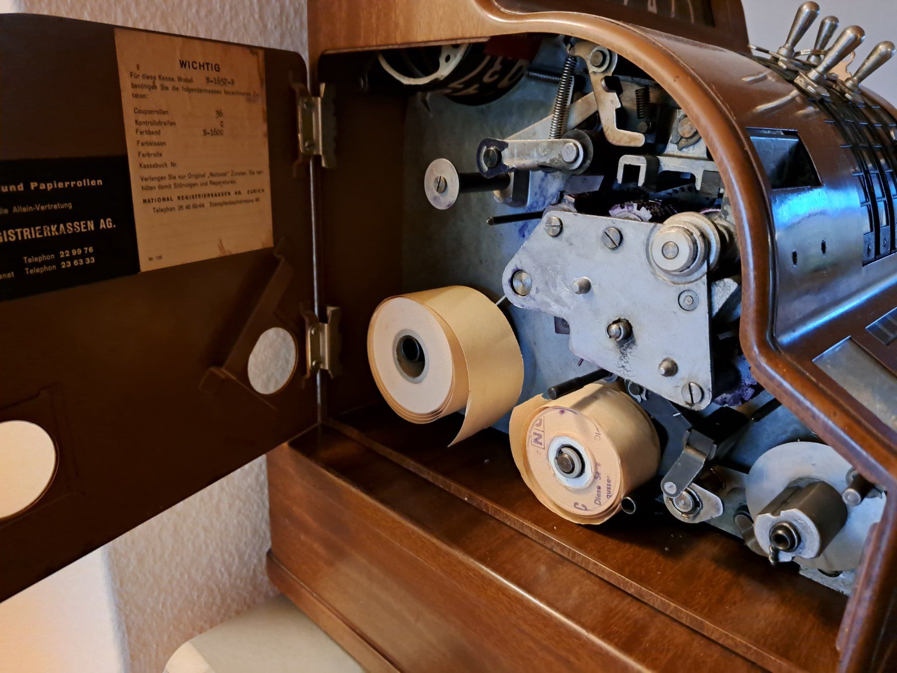 National Abrechnungssysteme: nostalgische Kasse National – Gebraucht aus Schwarzenbach SG von  9